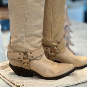 Vintage Leather Cowgirl Boots